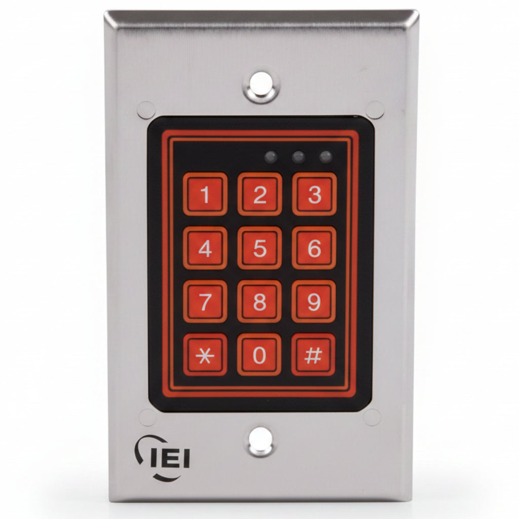 232W Style Flush Mount Weather Resistant Keypad