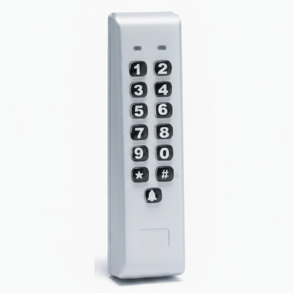212 ILM-AL Indoor / Outdoor Mullion Weather Resistant Keypad, Aluminum