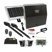 Patriot II Master / Slave Swing Gate Operator With Solar Panel (Includes Photocell, Receiver And Two (2) Transmitters)