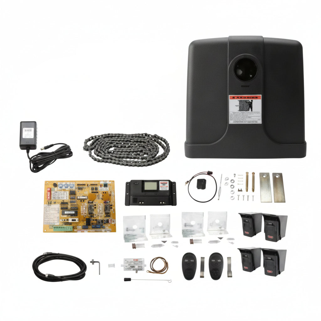 Patriot RSL Slide Gate Operator With A/C Charger (Includes Two (2) Photocells, Receiver And Two (2) Transmitters)