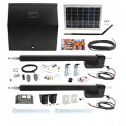 Ranger HD Dual Swing Gate Operator With Solar Panel In Metal Enclosure (Includes Photocell, Receiver And Two (2) Transmitters)