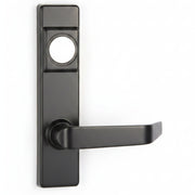 Detex BN Lever Trim with Cylinder Hole, For Value Series Devices, Black Painted
