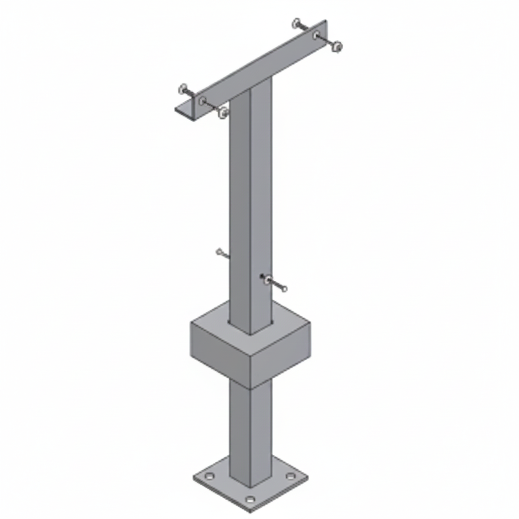 Post Mount For 1000 Power Inverter (3.23)