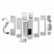 HES 1006CS-630 Electric Strike, Fail Secure, Complete 12/24VDC, SMART Pac II, J, KD, KM, HM and AD Faceplates, Satin Stainless Steel Finish