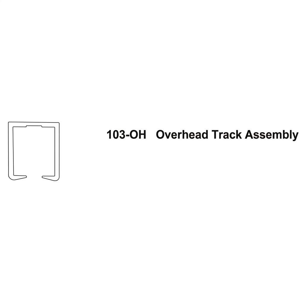 10' Aluminum Overhead Track