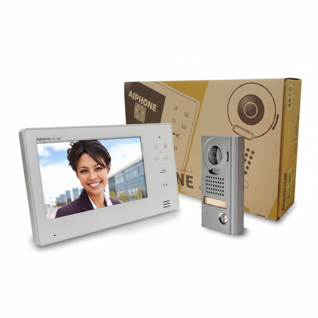 Aiphone JOS-1V 7" Hands-Free Color Video Intercom Kit (Includes: JO-1MD, JO-DV, PS-1820UL)