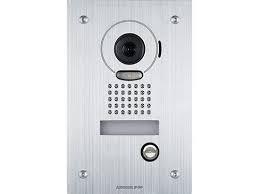 JP-DVF Flush Mount Vandal resistant Door Station With Color Camera - Stainless Steel