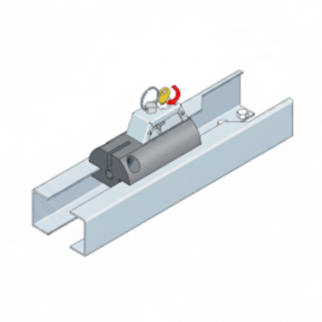 10 Ft Rail Assy For 1150 Overhead Gate Operator (3.23)