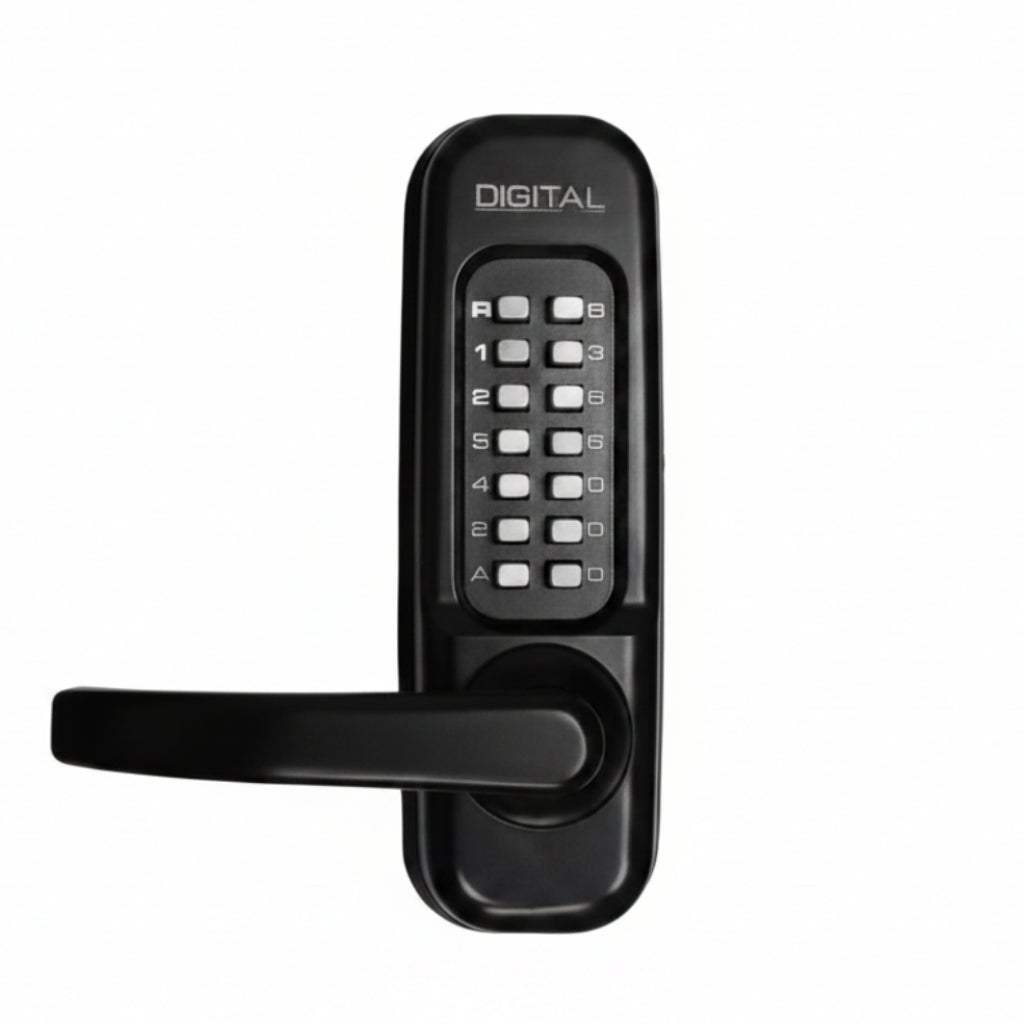 Lockey Mechanical Keyless Heavy Duty Lever Lock (Jet Black)