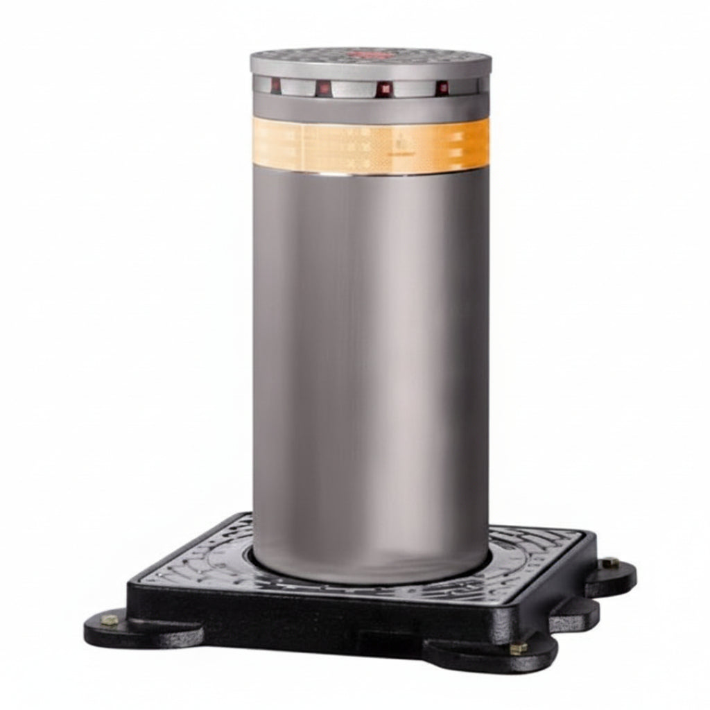 J275 Semi-Automatic Painted Steel Retractable Bollard