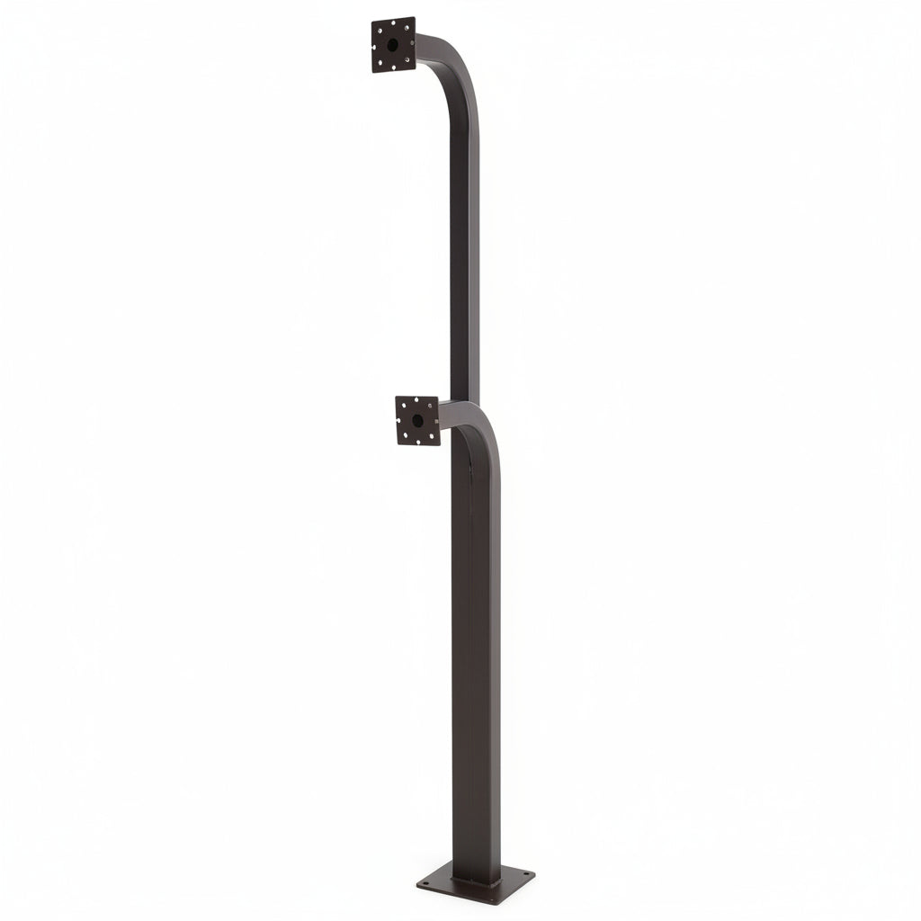 Dual Gooseneck Stand Pad Mount (3.23)
