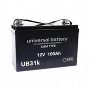 12V 100AH Battery (Group 31)
