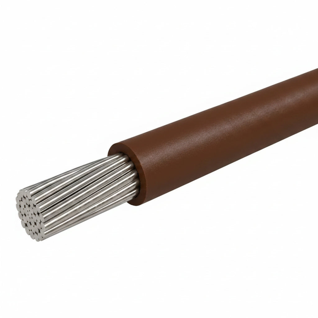 1000' Roll 14AWG Loop Wire - Brown