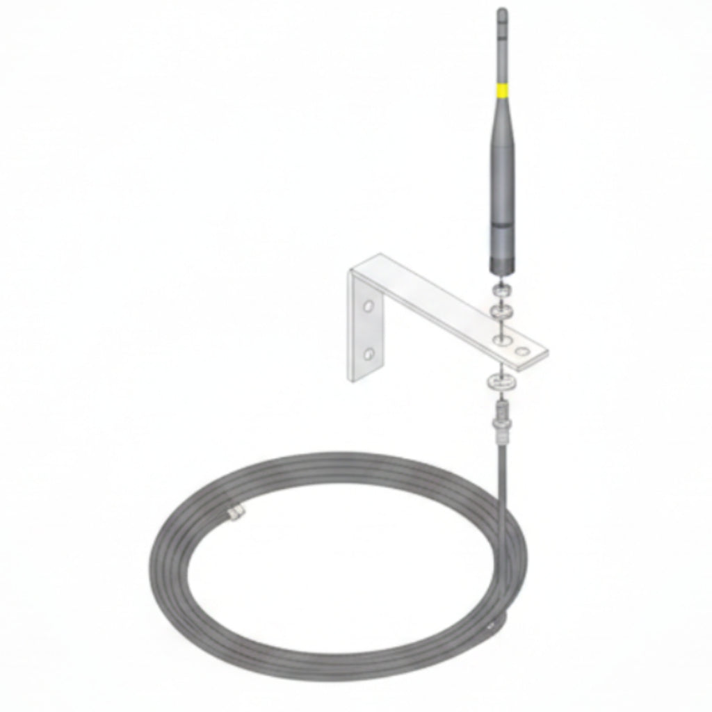 900Mhz Remote Antenna Kit For Wireless Tracker Systems (Includes 6" Antenna And 15' Coax) (3.23)