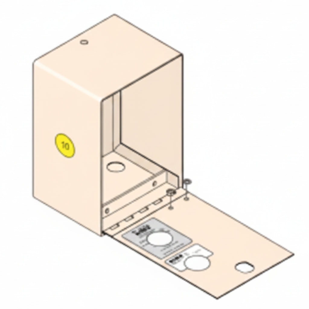 BACK BOX FOR 1520-081 SINGLE DOOR CONTROLLER (3.23)