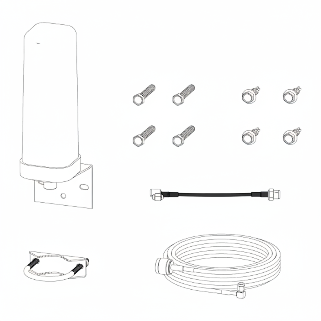 External Antenna With 25' Lead In For Cell System