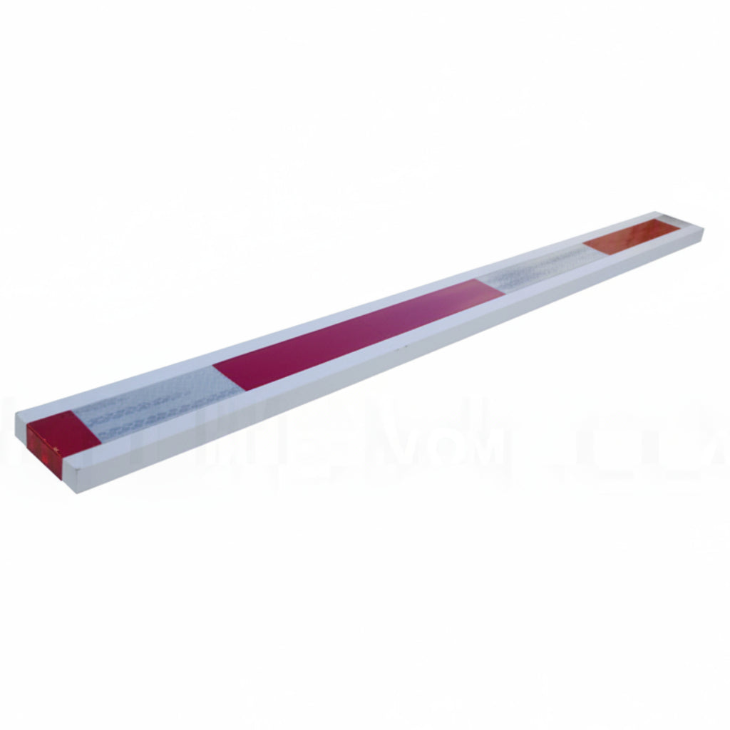 14' Wood Barrier Arm (Red / White) by Doorking