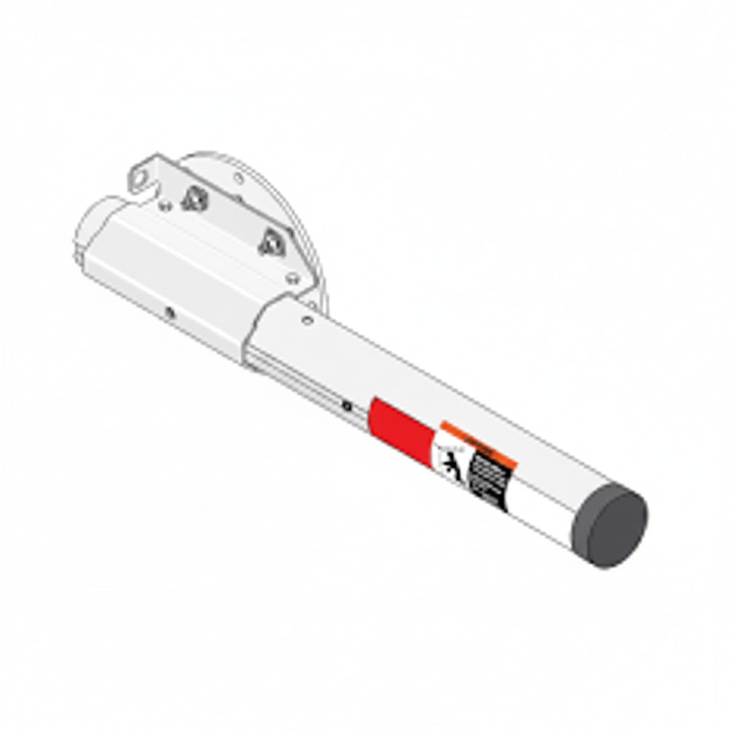 14' Aluminum Barrier Arm (Red / White) by Doorking