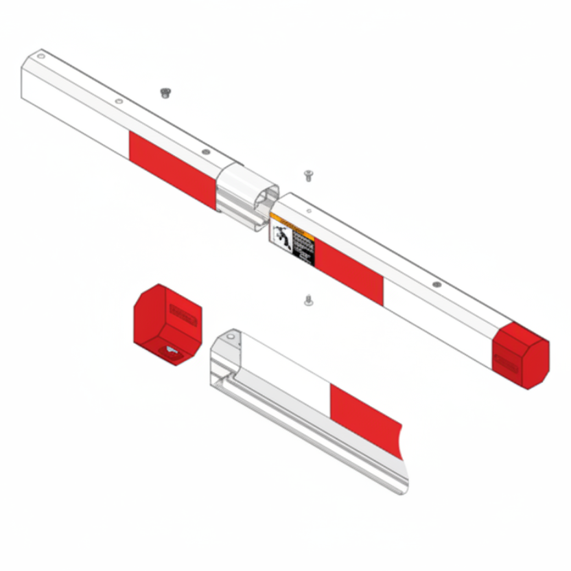 2 Piece Octagonal Arm Aluminum 14 Ft(3.23)