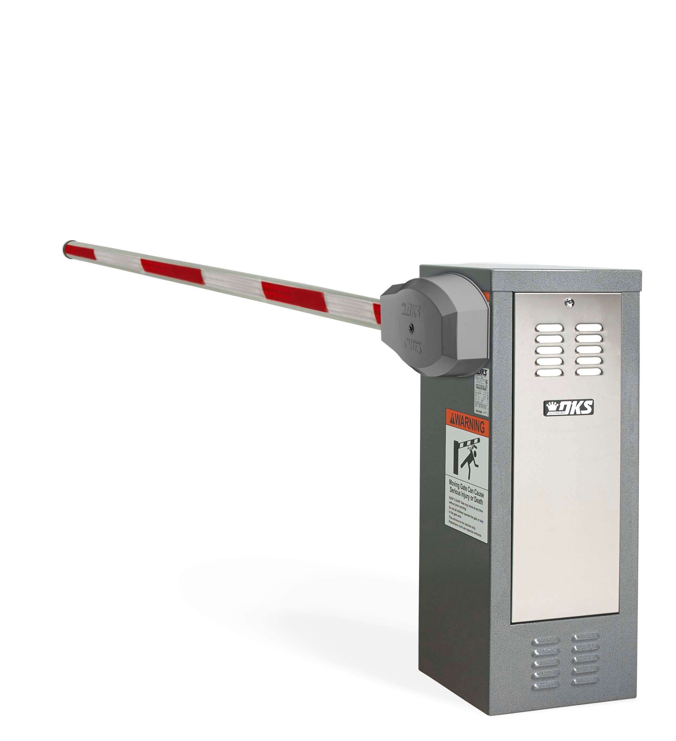 1601 Bb 115V Barrier Gate Operator Doorking W/ Convenience Open Option (Gray Housing) Includes Dks Reflective Photocell(3.23)
