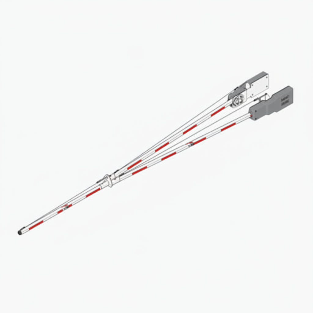 24' Round Aluminum Wishbone Arm (Includes Weights And Mounting Hardware)(Actual Arm Is 23 1/2)