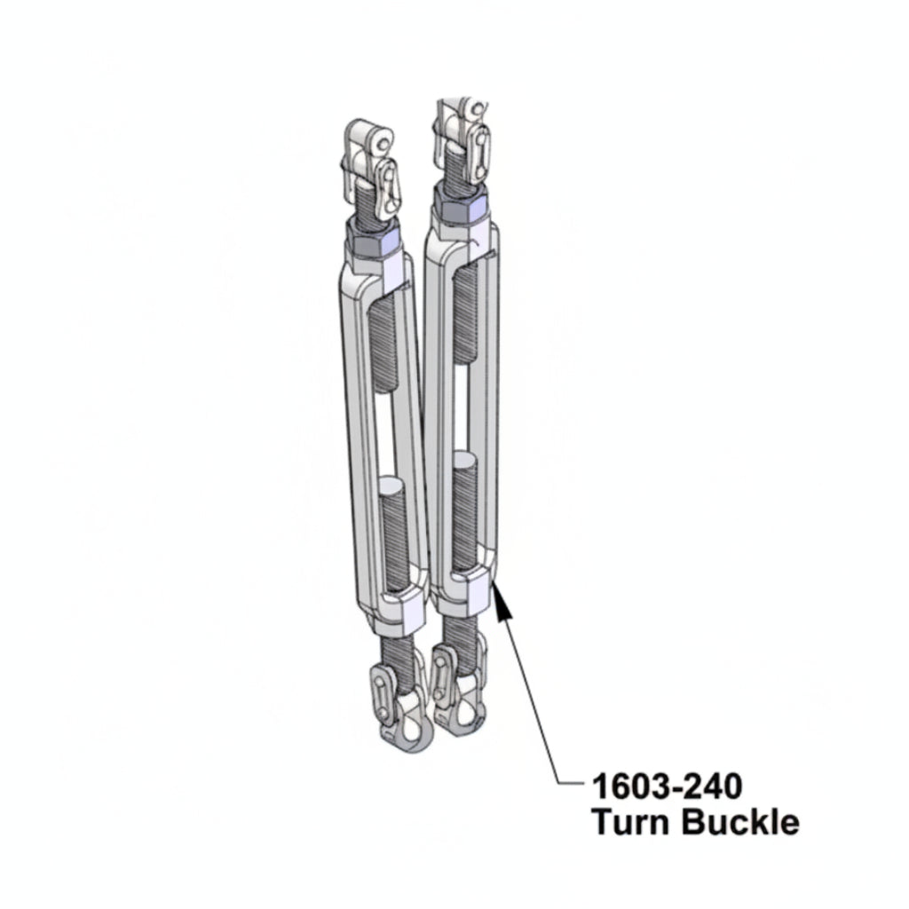 Turnbuckle Assembly, Machined