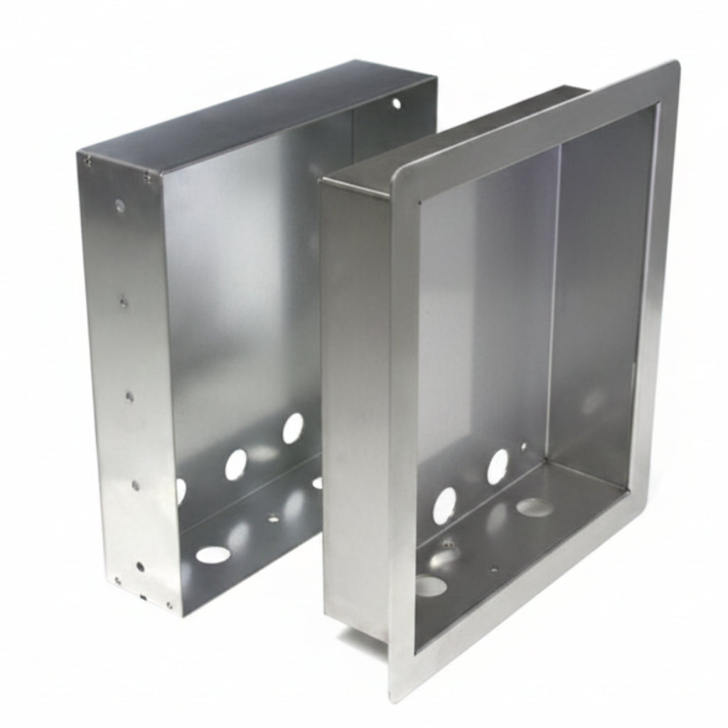 Flush Kit Stainless Steel For 1830 Phone Systems (Rough-In Box And Stainless Steel Trim Ring) (3.23)