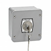 Exterior Open-Close Surface Mount Keyswitch With Center Return, TamperproofSurface Mount Momentary Keyswitch (Open/Close With Center Return) (12.23)