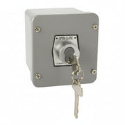 Exterior Open-Close Surface Mount Momentary Keyswitch With Center Return And Best Cylinder, Tamperproof