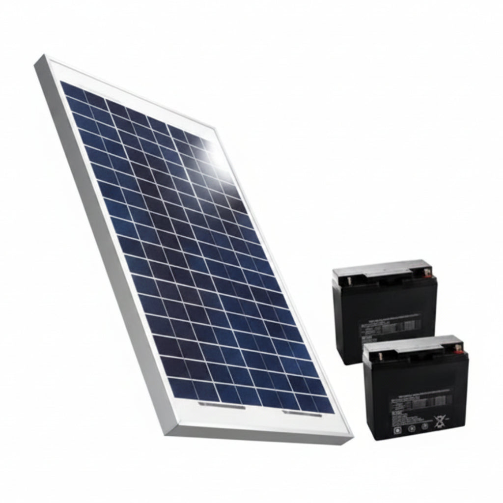 24Vdc Solar Kit (Includes: 2 18Ah Batteries, 10 Watt Panel And Bracket (3.23)