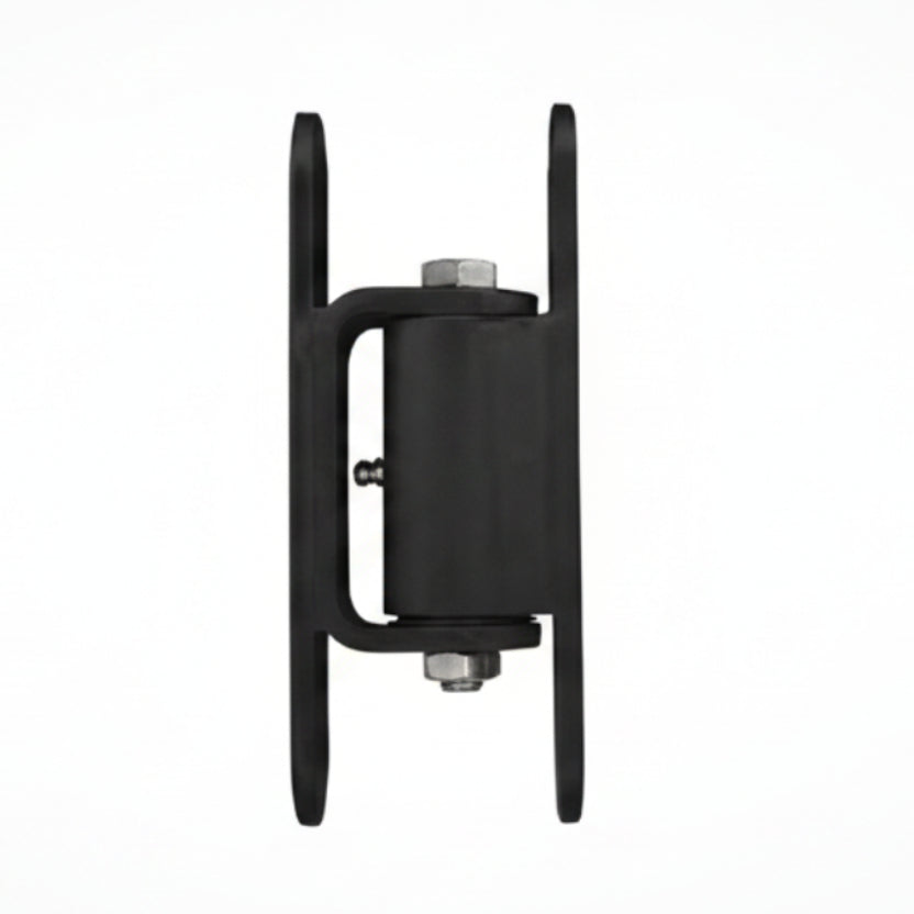 Roller Cage Bearing Hinge - Bolt To Gate, Bolt To Post (Black Powder Coated) 1 Pair
