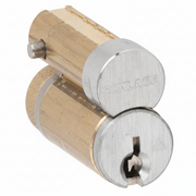 Fsic Core (6Pin) With Two Keys - Satin Chrome(6.22)