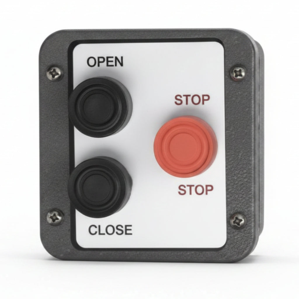 Exterior 3-Button Station, Surface Mount