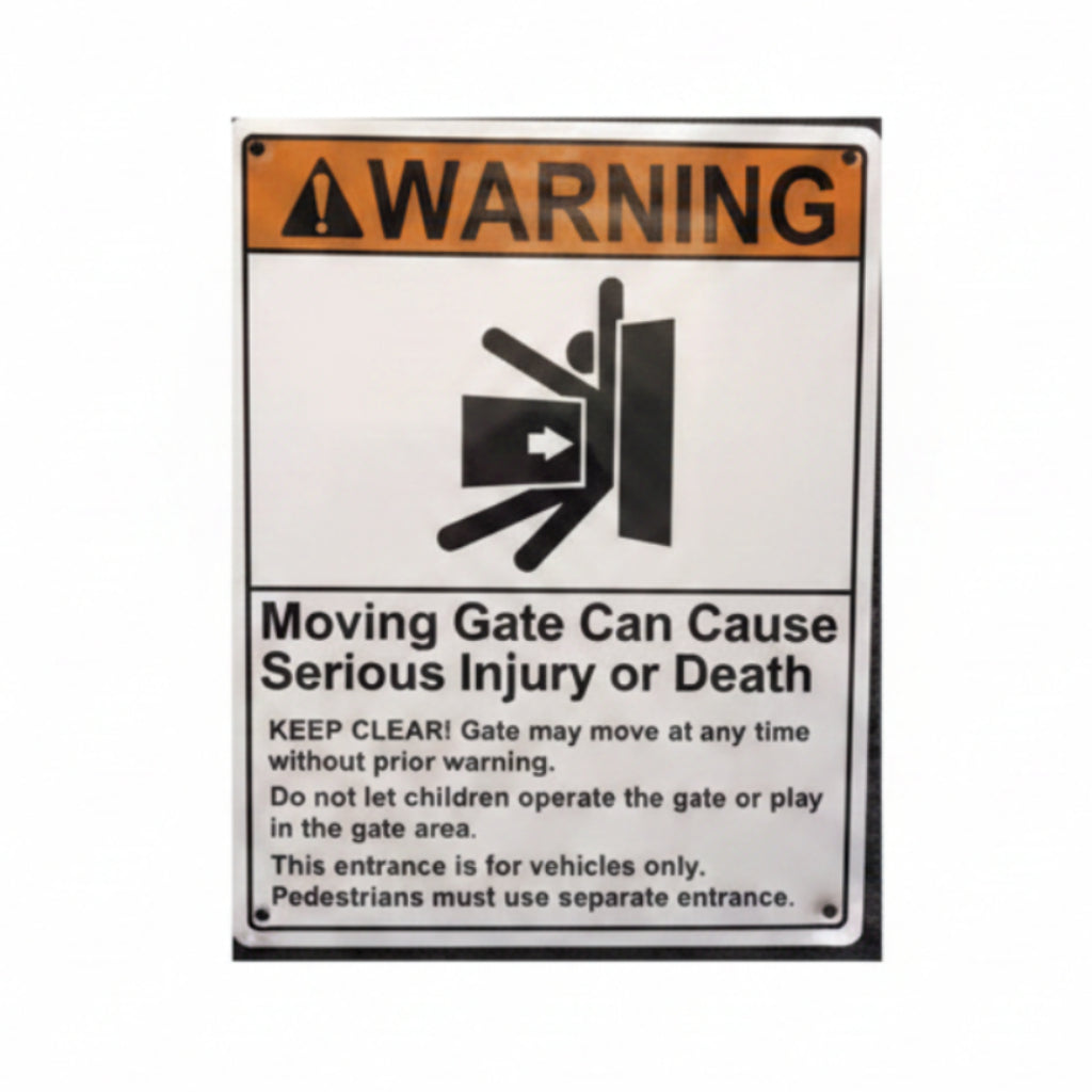Warning Signs Doorking Operator & Overhead Units(Size: 81/2' X 11') (3.23)