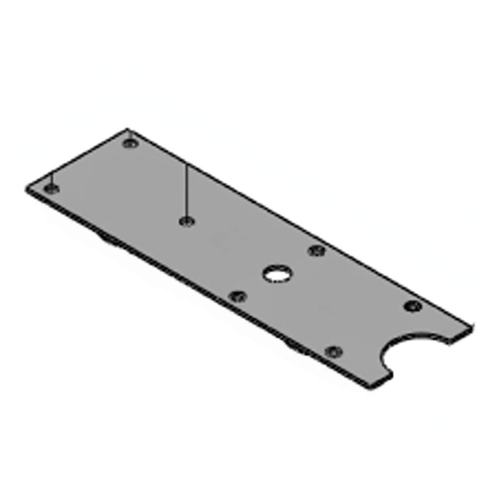 MOUNTING PLATE FOR 6050/6100 SERIES OPERATORS (3.23)