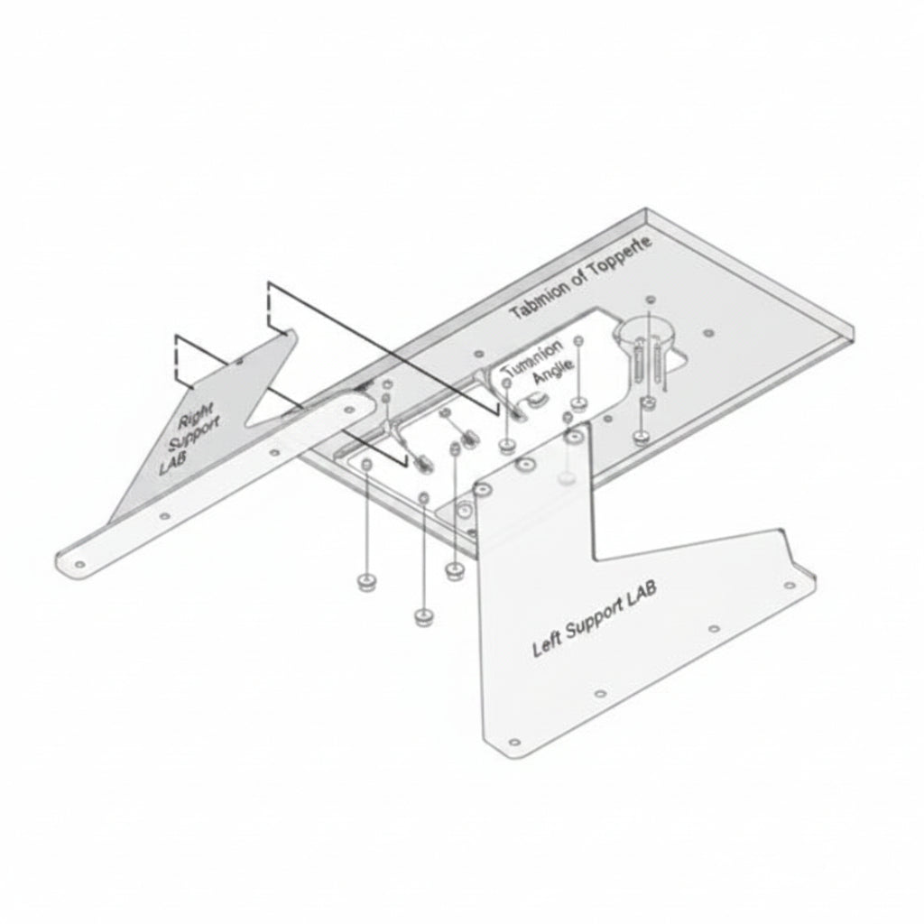 6050 / 6100 Pad Mount Kit (3.23)