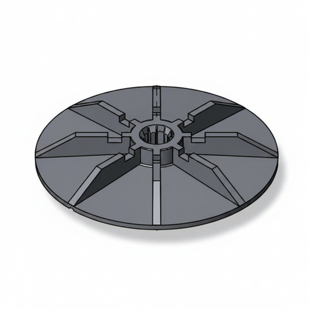 CAST ALUMINUM CLUTCH PLATE 9"  (6300) (3.23)