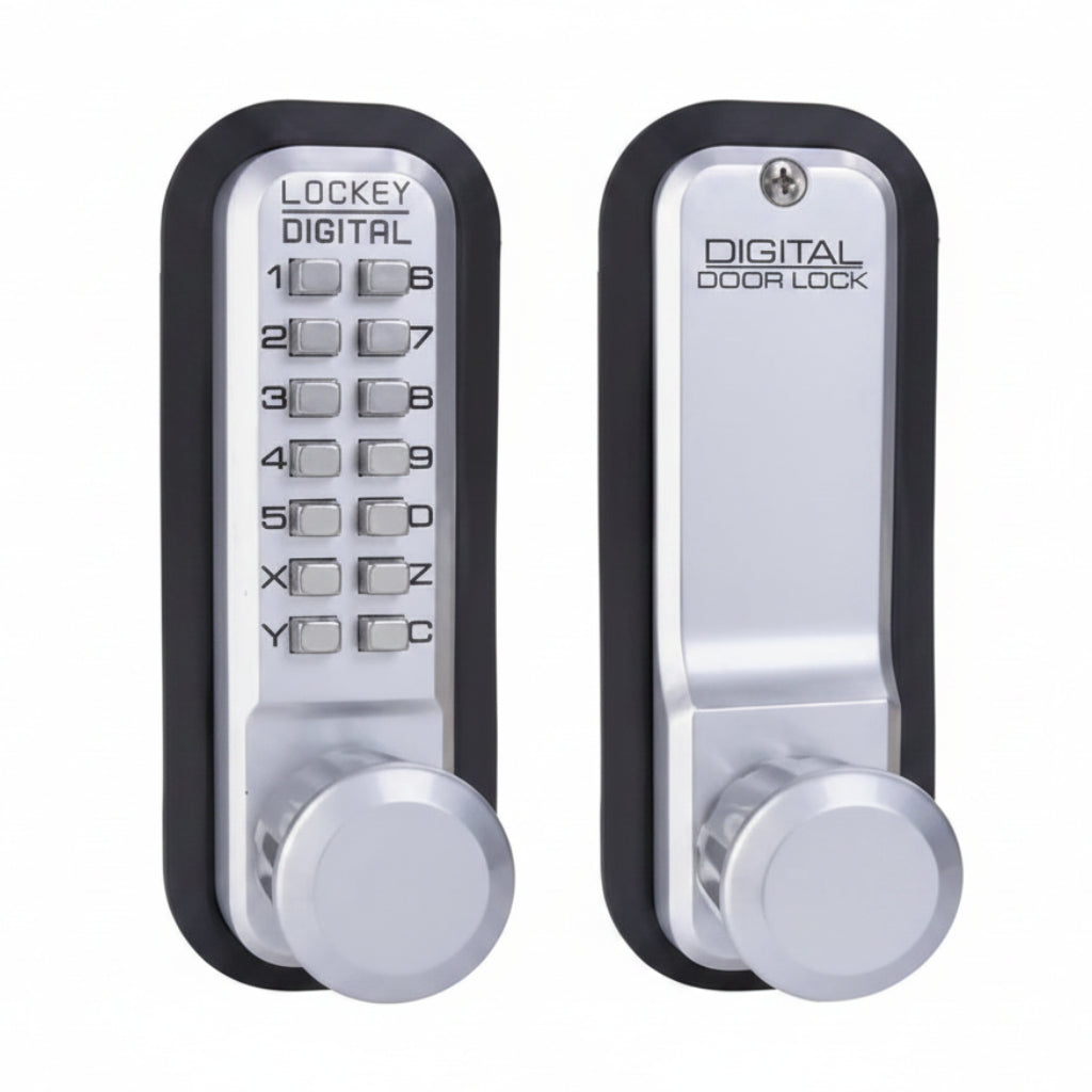 2830 Mechanical Knob Lock (Satin Chrome - Marine Grade)