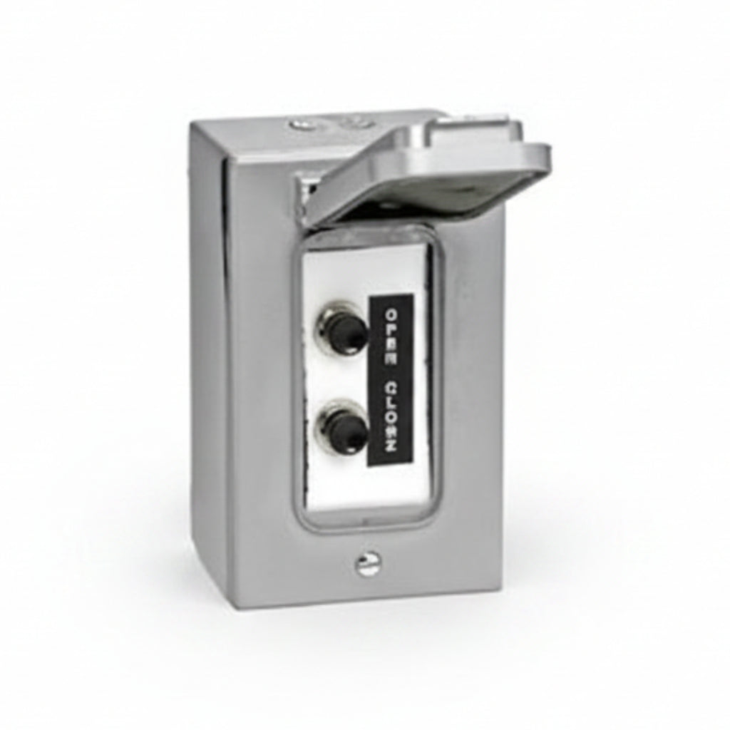 Exterior 2-Button Surface Mount Control Station With Protective Cover