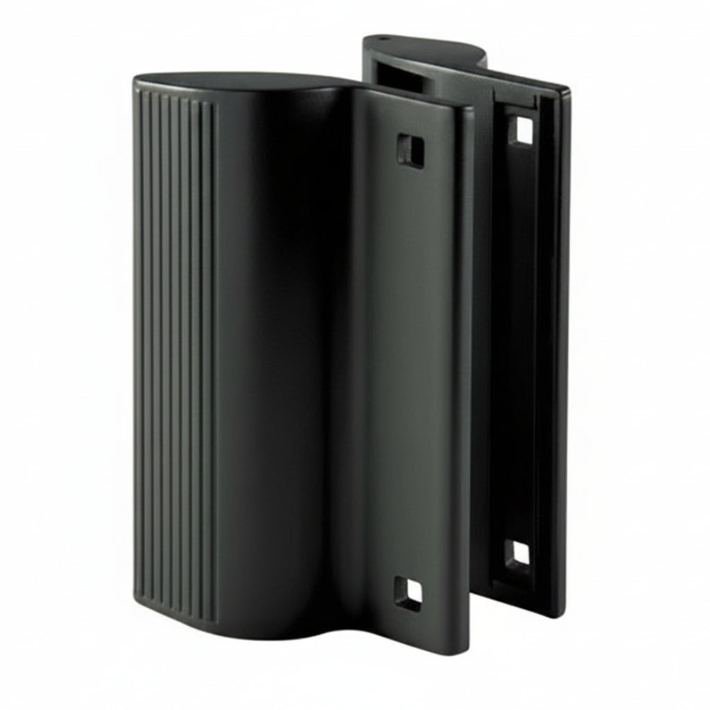 Powder Coated Aluminum Handles Without Maglock, Set - Black