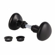 Aluminum Knob, Pair - Black
