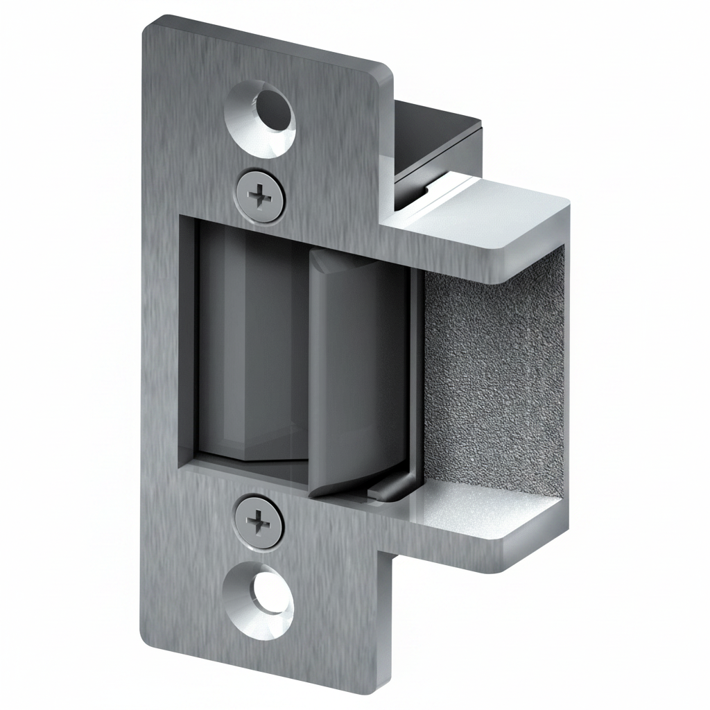3000 Series Electric Strike, 12Vdc, Fail Secure, 2-3/4" X 1-1/8", Satin Chrome