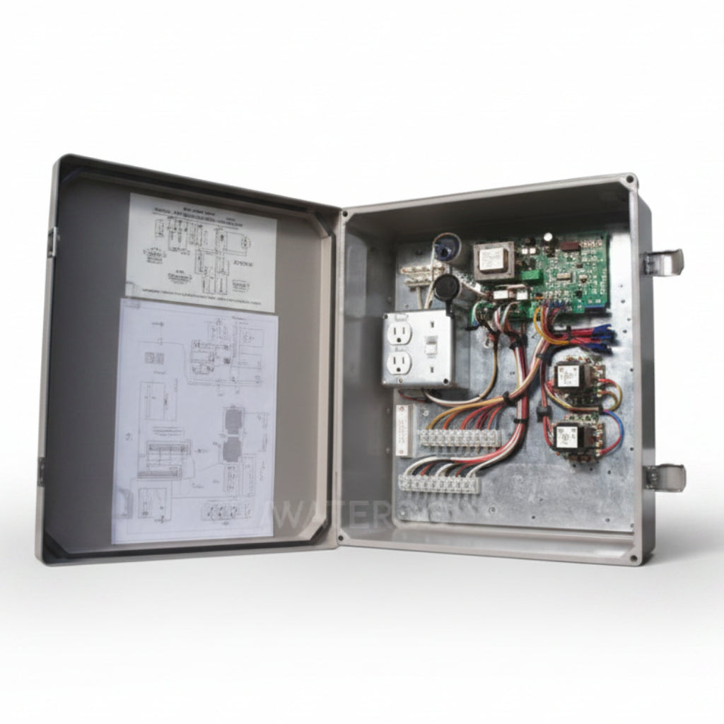 14 In. X 16 In. X 6 In. Fiber Reinforced Enclosure With Backplatewired 230V (8.22)