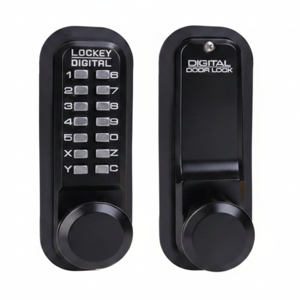 3830 Mechanical Knob Lock (Jet Black - Marine Grade)