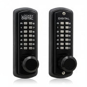 3830 Mechanical Knob Lock - Double Combination (Jet Black - Marine Grade)