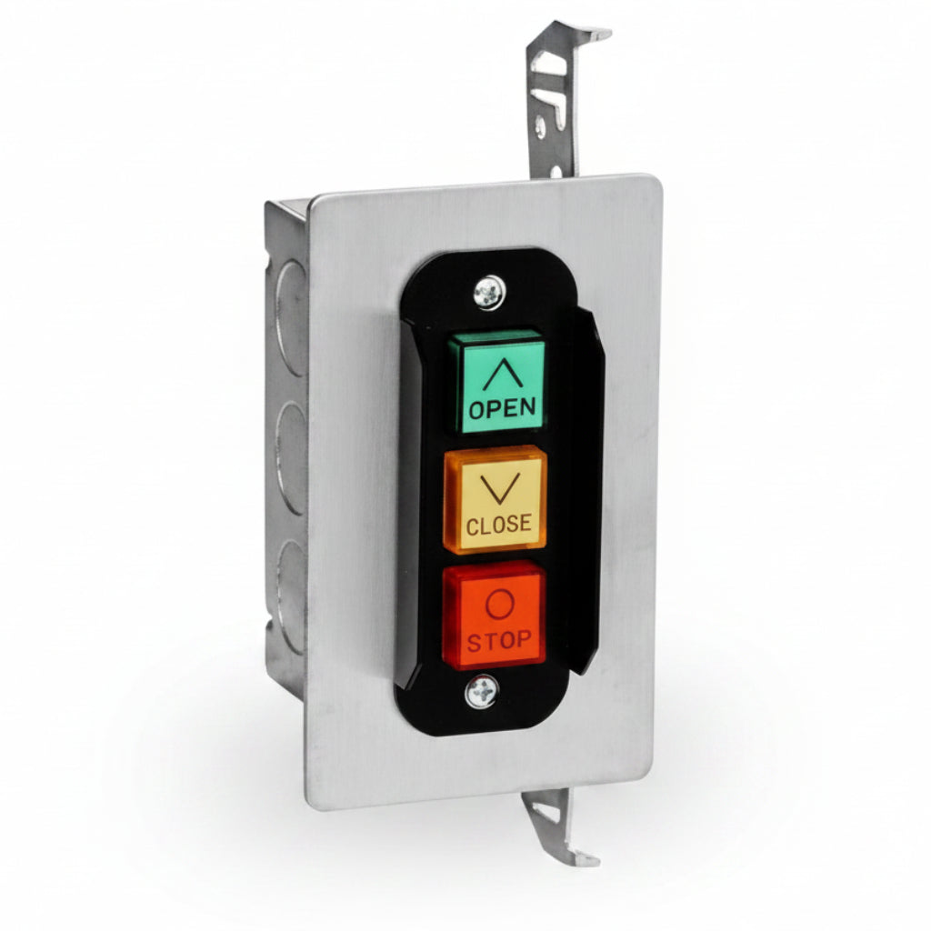 Interior 3-Button Flush Mount Control Station