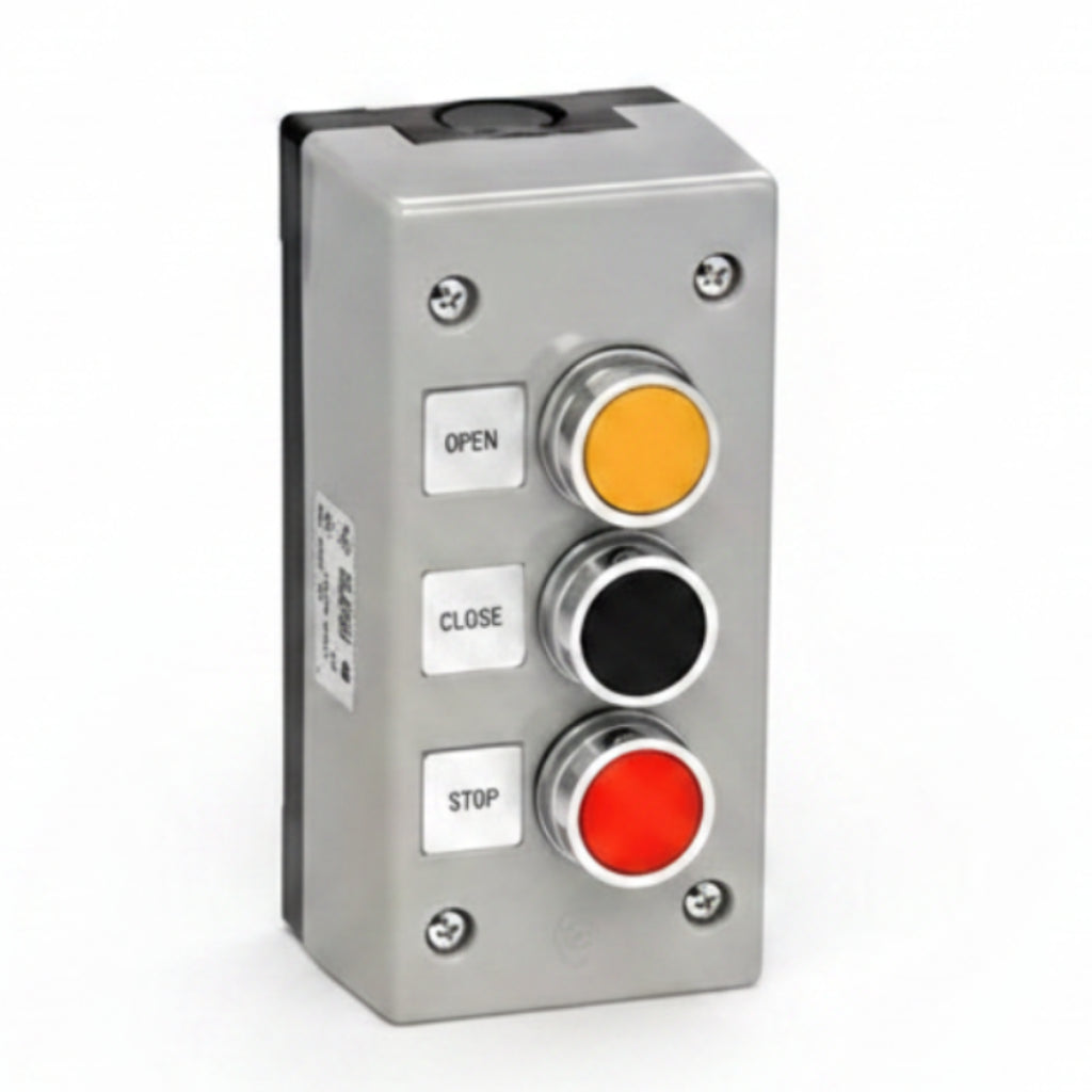 Exterior 3-Button Surface Mount Control Station