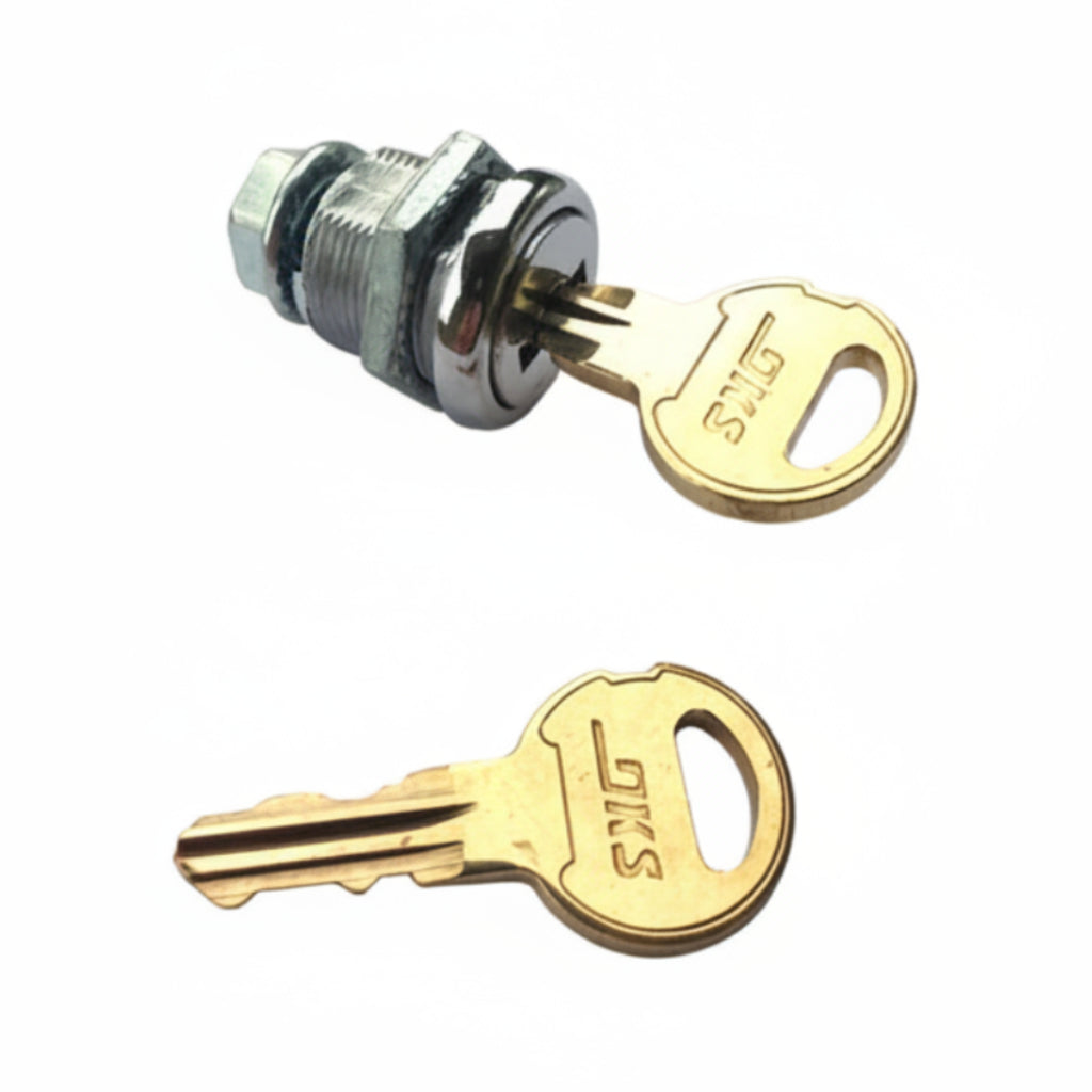 Replacement key cylinder and keys for DKS #16002 by Doorking