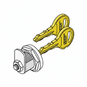 Lock Cylinder With 2 Keys (#16121)