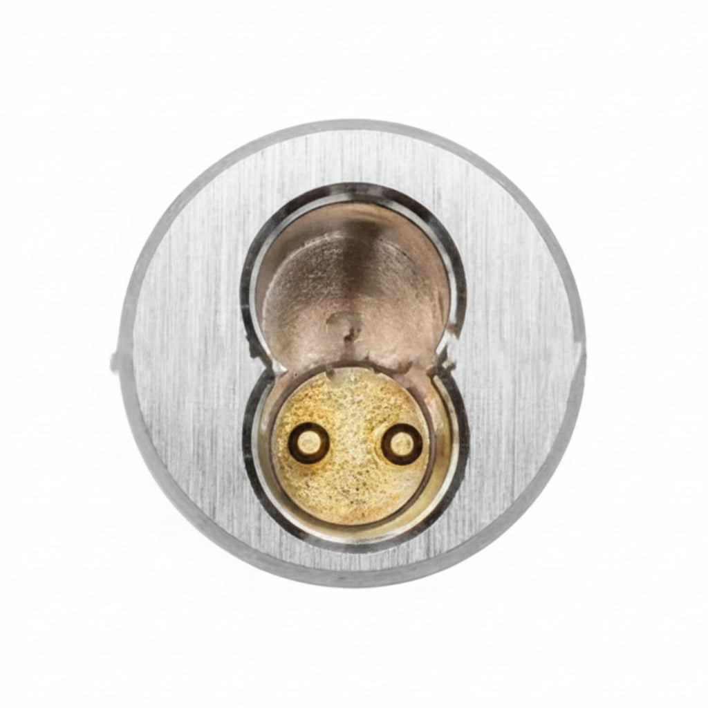 KSP Small Format Housing, Less Core, Complete Cam Set, Satin Chrome